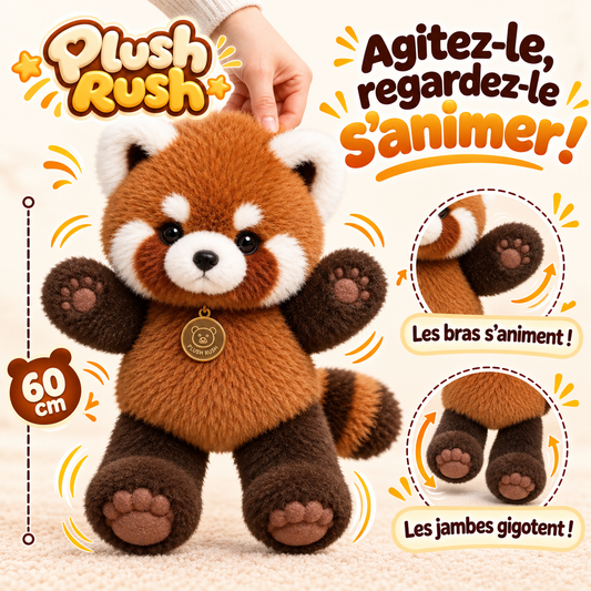 Fox™ – La peluche panda roux qui rourt