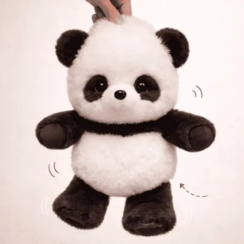 La peluche panda qui court quand on l’agite | Plushrush®